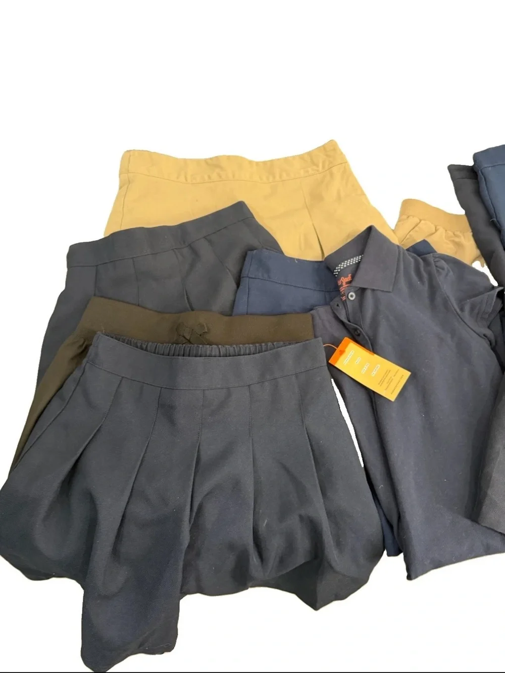 GIRLS Uniforms Lot Polo Shirts Skirts Dresses School Uniforms 10,12,14 Mixed